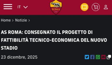 Stadio Roma, club consegna progetto definitivo a Campidoglio - Ultima ora