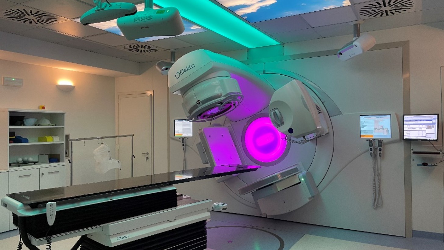 trattato primo paziente con radioterapia in cinque sedute