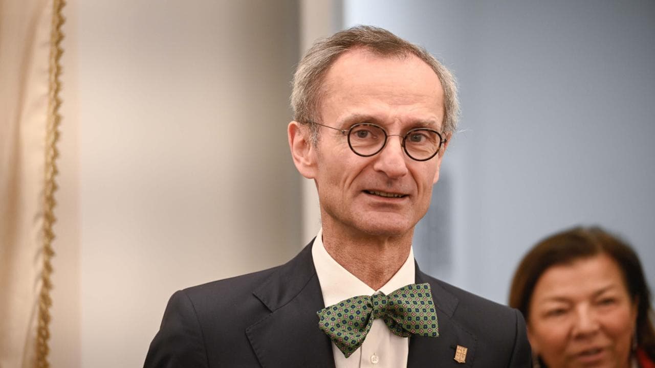 Fondazione Banco di Napoli il ricordo della liberazione dal Nazifascismo, presentazione del libro  "Napoli Libera"   in regalo con il quotidiano giovedì 24. il presidente della Fondazione Banco Di Napoli, Orazio Abbamonte .  Napoli 22 aprile 2025. (Foto Riccardo Siano)
 Napoli