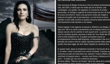 Laura Pausini, testo e significato di “Ritorno ad amare”