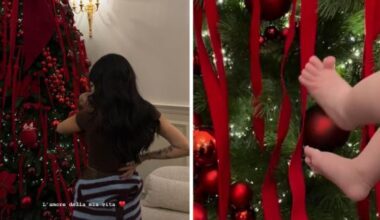 Il primo Natale di Giulia De Lellis da mamma: il video
