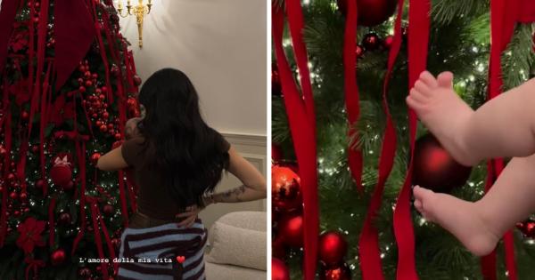 Il primo Natale di Giulia De Lellis da mamma: il video