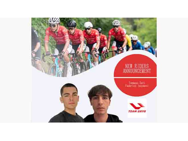 IL TEAM UKYO COMPLETA IL ROSTER CON DATI E IACOMONI