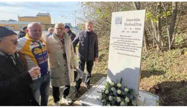 MONTEBELLO VICENTINO, INAUGURATO UN CIPPO DEDICATO AL RICORDO DI DAVIDE REBELLIN. GALLERY