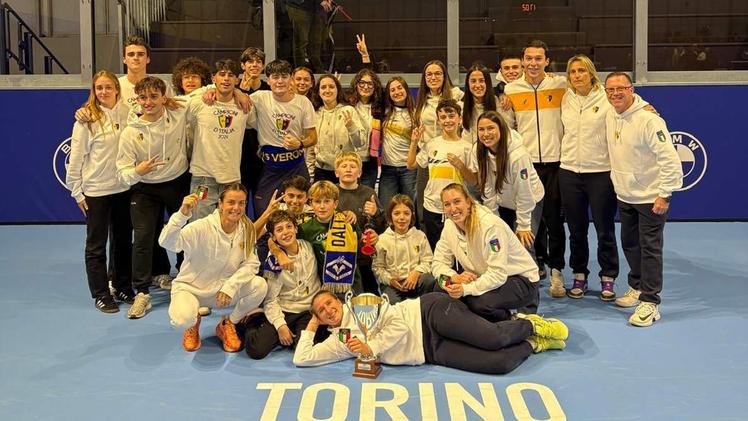 Bis tricolore per l'At Verona Falconeri ancora sul tetto d'Italia