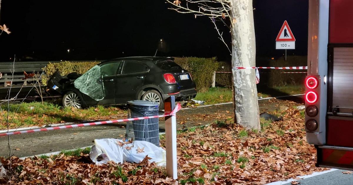 L'auto sulla quale viaggiava la bimba