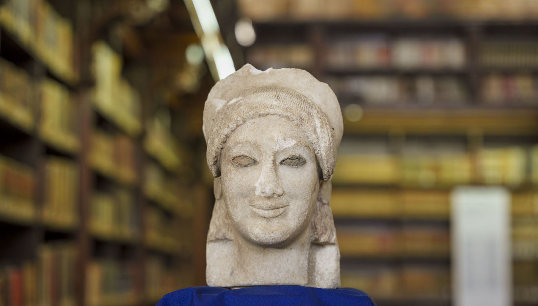 Vulci, rinvenuta testa di Kore in marmo greco