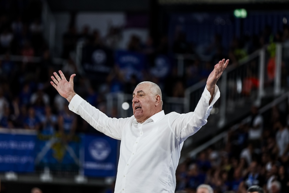 L'ex allenatore del Trapani Shark Jasmin Repesa, 4 giugno 2025 (Roberto Finizio/Getty Images)