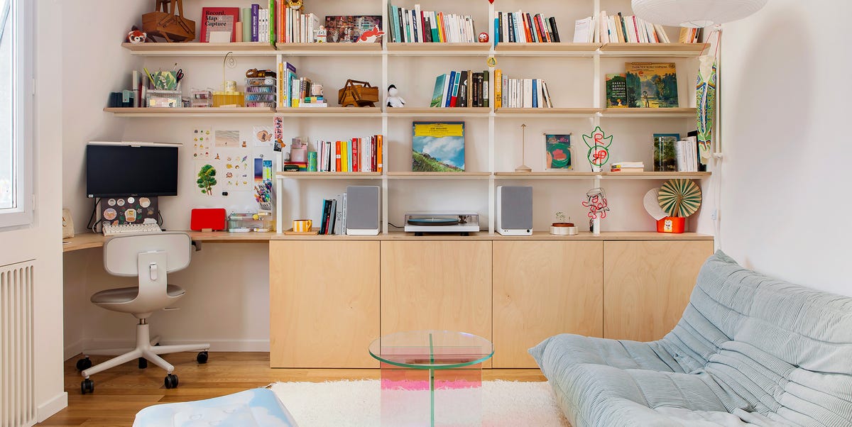 Un piccolo appartamento di 40mq con cucina gialla