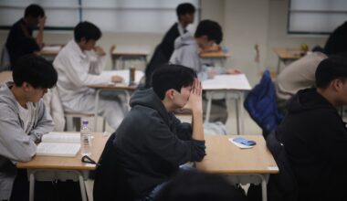 Il difficilissimo esame scolastico della Corea del Sud quest’anno era troppo difficile