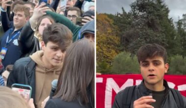 Altro che studente normale, ecco chi è il contestatore di Bernini ad Atreju