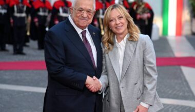 Abu Mazen ad Atreju: "Grazie all'Italia per il sostegno, vogliamo pace con due Stati"