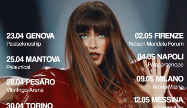 la prima donna a esibirsi nella nuova Arena di Santa Giulia il 9 maggio 2026