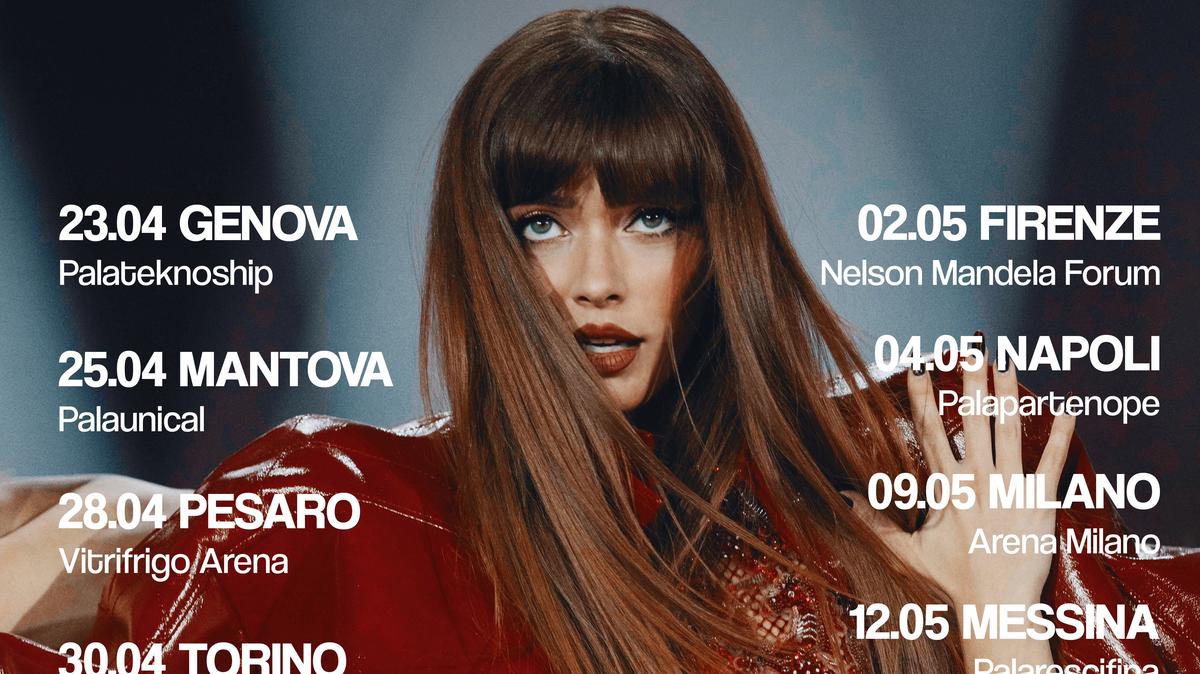 la prima donna a esibirsi nella nuova Arena di Santa Giulia il 9 maggio 2026