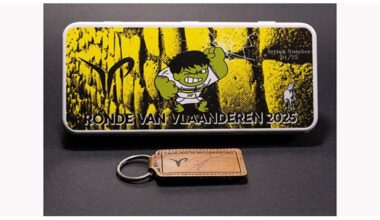 TADEJ POGACAR FOUNDATION. UN PORTACHIAVI ESCLUSIVO PER CELEBRARE L'IMPRESA AL FIANDRE E AIUTARE I BAMBINI