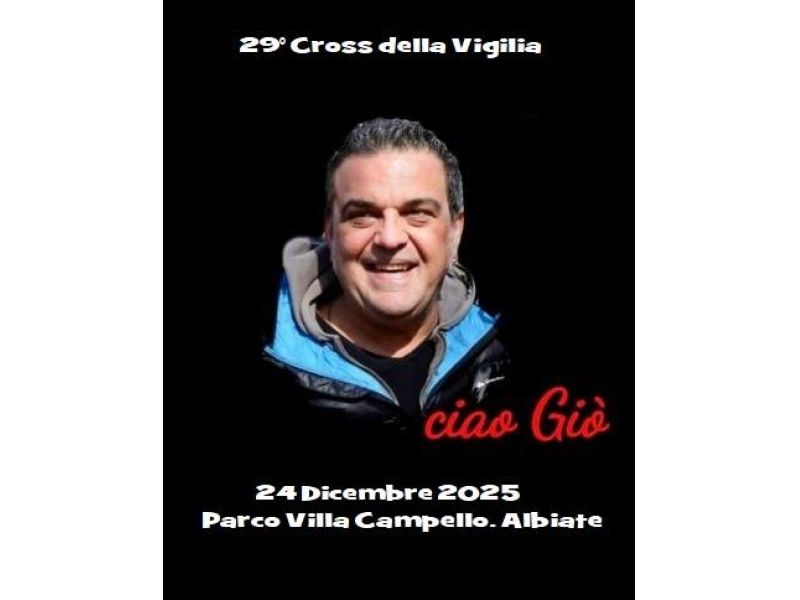 CROSS DELLA VIGILIA. AD ALBIATE IL TRADIZIONALE APPUNTAMENTO NEL RICORDO DI GIÒ BARTESAGHI
