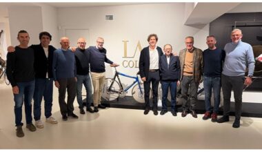 GLI STORICI CAMPIONI DEL MONDO DELLA 4X100 IN VISITA A "LA COLLEZIONE" DI ERNESTO COLNAGO. VIDEO E GALLERY