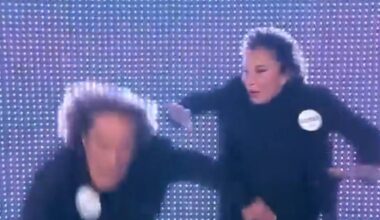 Domenica In, i Ricchi e Poveri entrano in studio e cadono insieme: l'intervista col ghiaccio