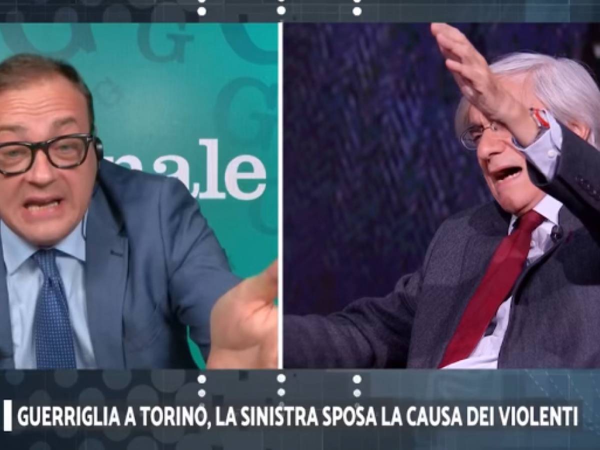 “Finto professore, vada a lucidare le molotov”, “La smetta”. Scontro di fuoco Cerno-d'Orsi a Quarta Repubblica