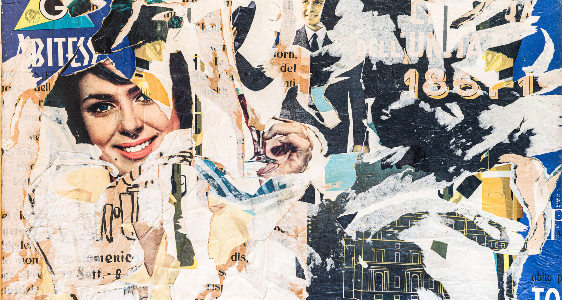 Mimmo Rotella in mostra a Palazzo Ducale di Genova