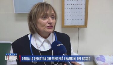 La pediatra che visiterà i bambini della famiglia nel bosco
