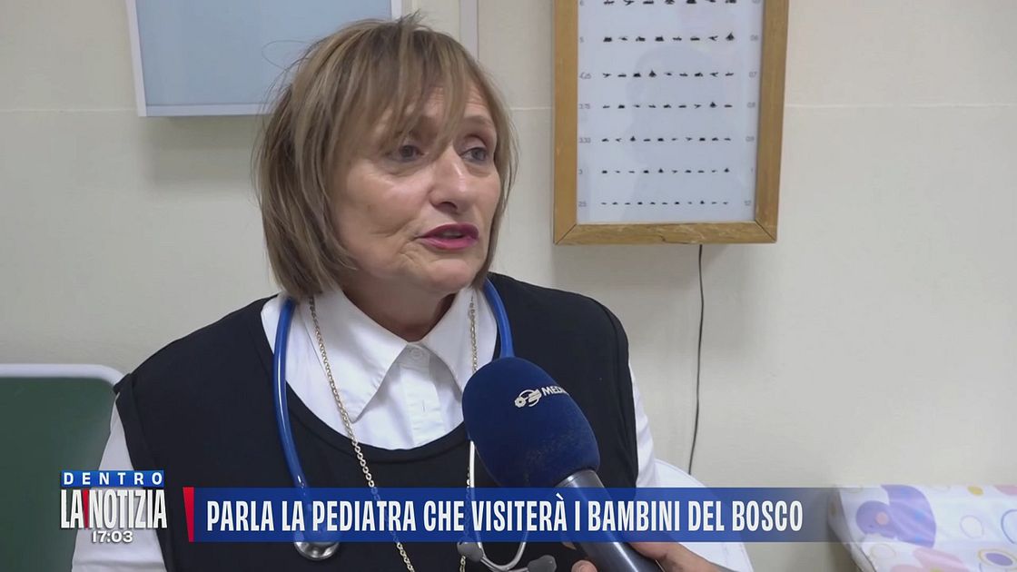La pediatra che visiterà i bambini della famiglia nel bosco