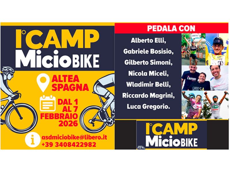 I CAMP MICIOBIKE, SI PEDALA AD ALTEA (SPAGNA) DALL'1 AL 7 FEBBRAIO