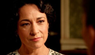 Isabel Serrano (Leocadia) in una scena de La Promessa