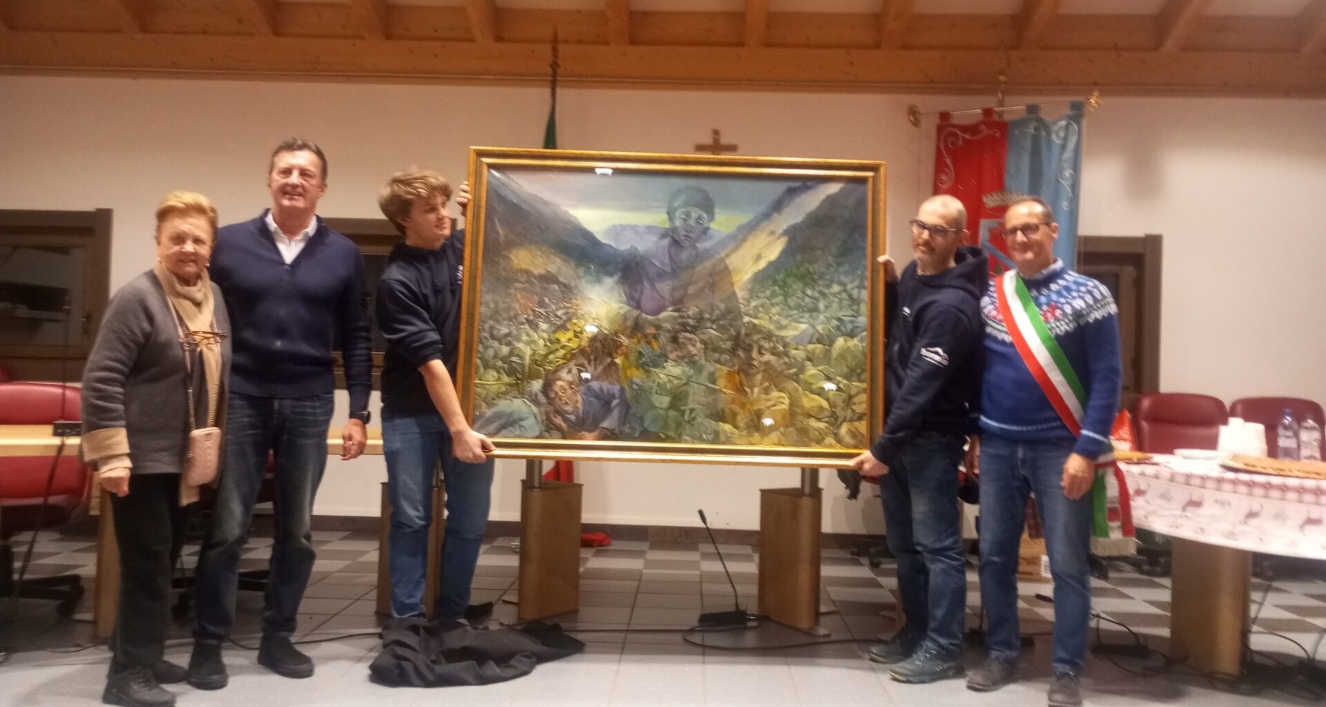 Opera del grande pittore Elvio Mainardi è stata donata al Comune