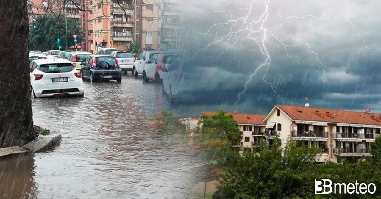 Cronaca Meteo - Spagna orientale colpita da forte maltempo e alluvioni, record di fulmini giornalieri e un tornado. Video « 3B Meteo