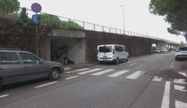 due graffiti omaggiano Pertini e la Solari