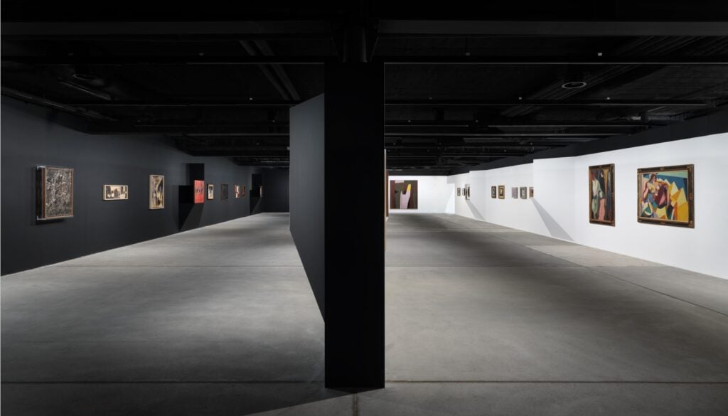 Burri Prampolini. Della materia, Collezione Olgiati Lugano, Installation view
