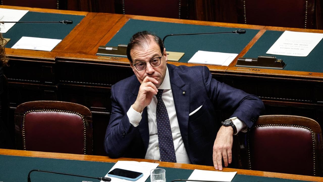 Il viceministro dell'Economia, Maurizio Leo, a Montecitorio