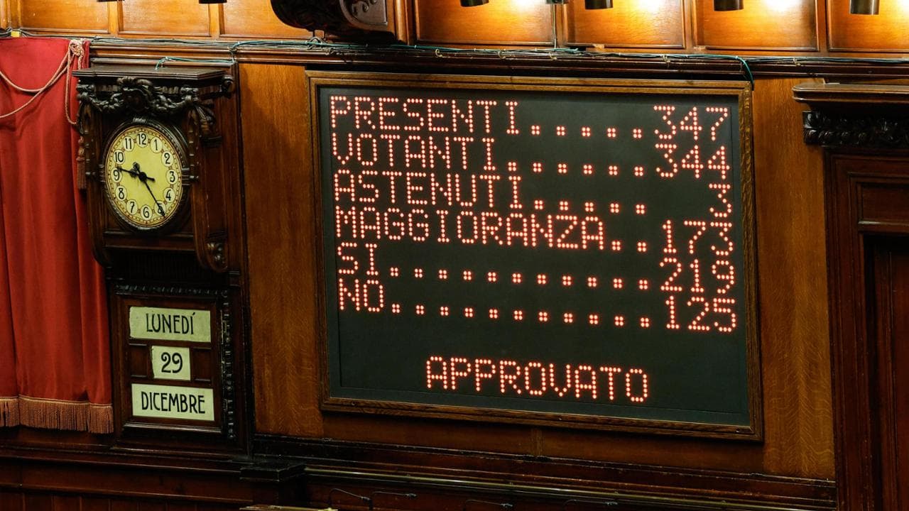 L'esito del voto a Montecitorio