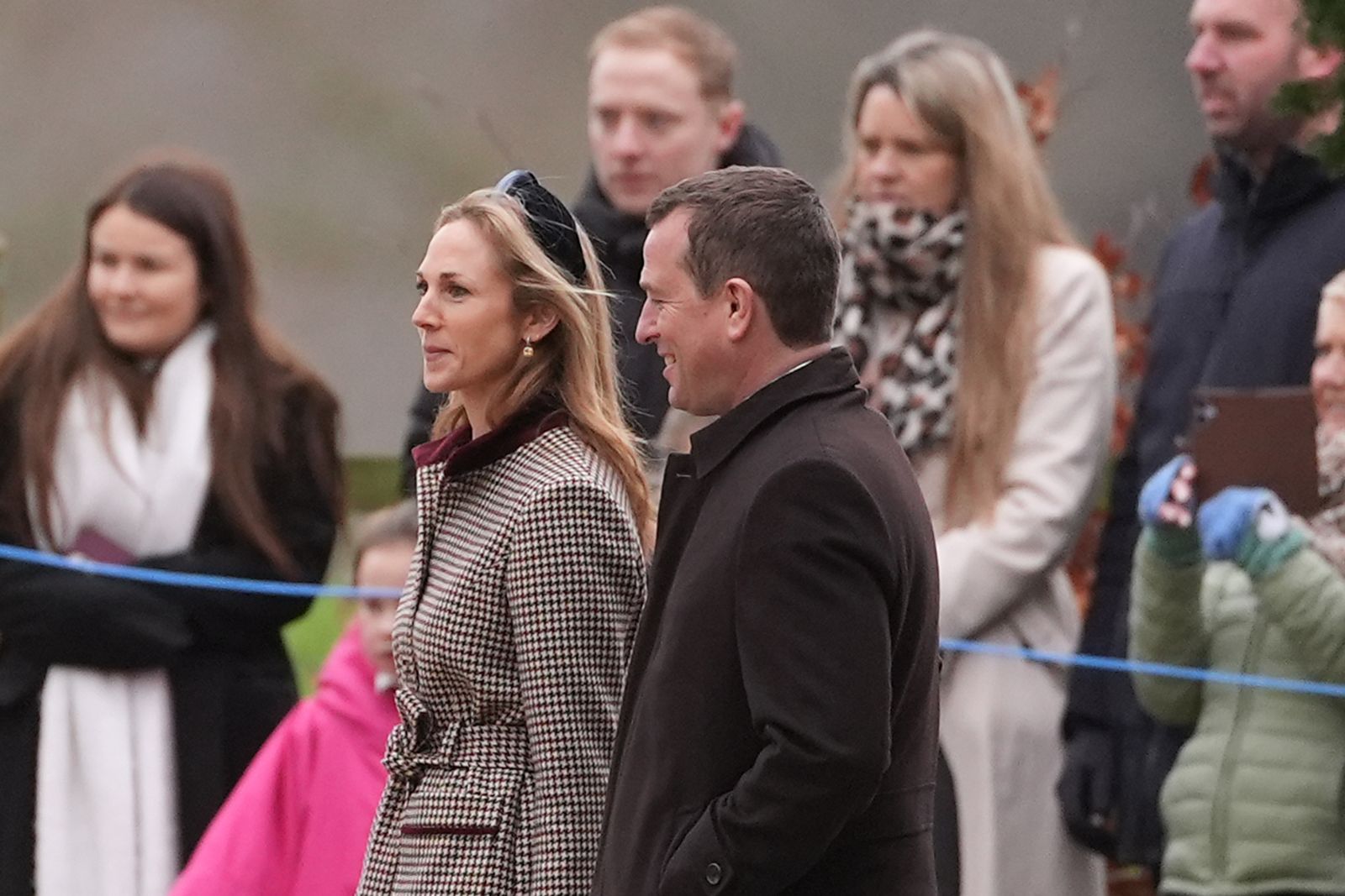 Harriet Sperling e Peter Phillips a Sandringham nel Norfolk.