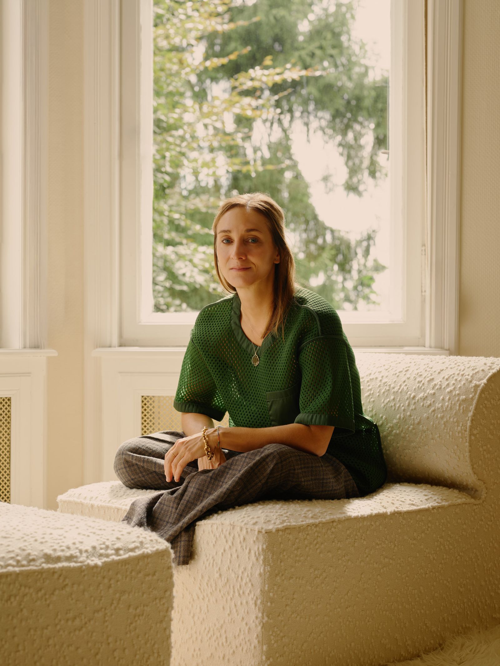 Constanze Ladner nella sua casa di Wiesbaden in Germania