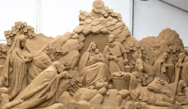 L'effimera bellezza dei Presepi di sabbia