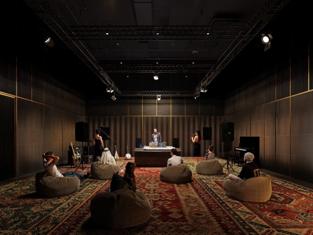 Rendering of Mathaf: Arab Museum of Modern Art’s Campus Expansion. Credit: Lina Ghotmeh Architecture 