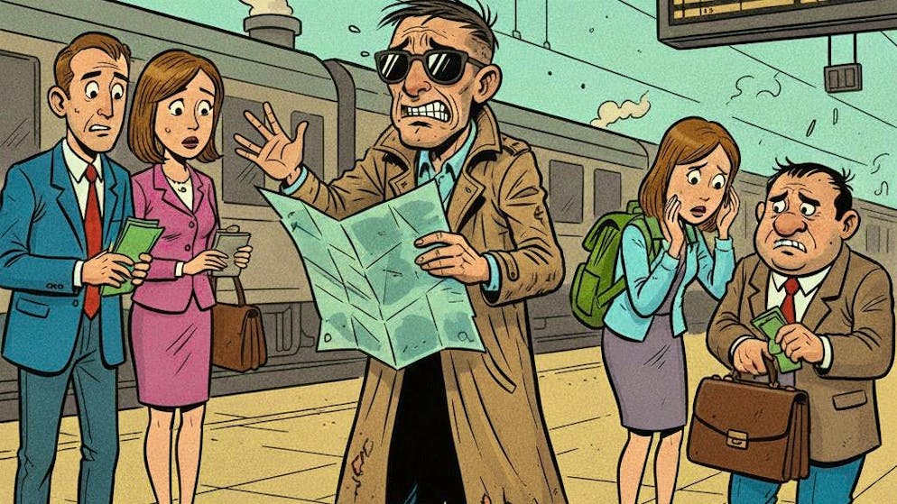 Presunti turisti indifesi cercano di ingannare le loro vittime nelle stazioni ferroviarie.