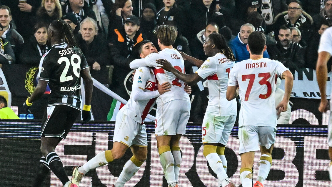 Serie A: Genoa corsaro a Udine, cura De Rossi funziona - Calcio