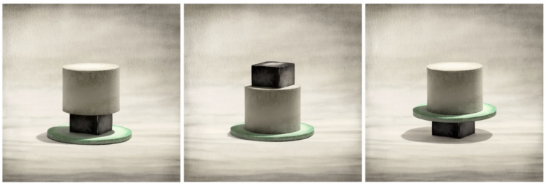 Marco Palmieri, 3PER9-1, 2022, stampa a getto d’inchiostro su carta Hahnemüle montata su alluminio, dim. 32 x 94 cm, ed. di 5