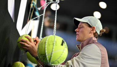 Sinner è il giocatore Atp preferito dai tifosi per il terzo anno di fila