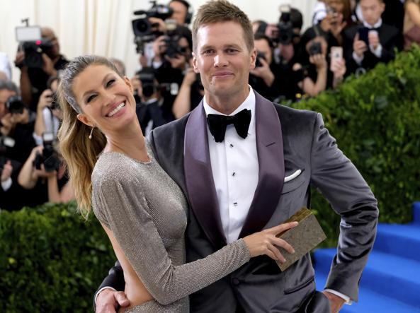 Gisele Bundchen e Tom Brady al Met Gala nel 2017