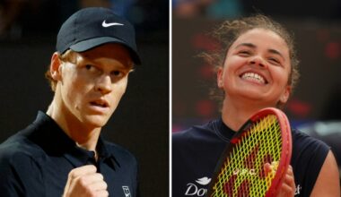 SuperTennis Awards 2025, Sinner e Paolini tennisti dell'anno