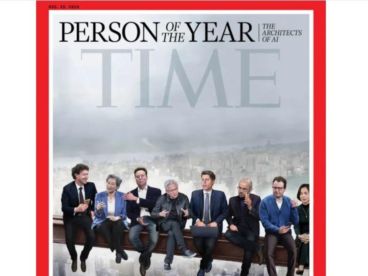 Per il Time gli «architetti» dell'intelligenza artificiale sono la persona dell'anno 2025