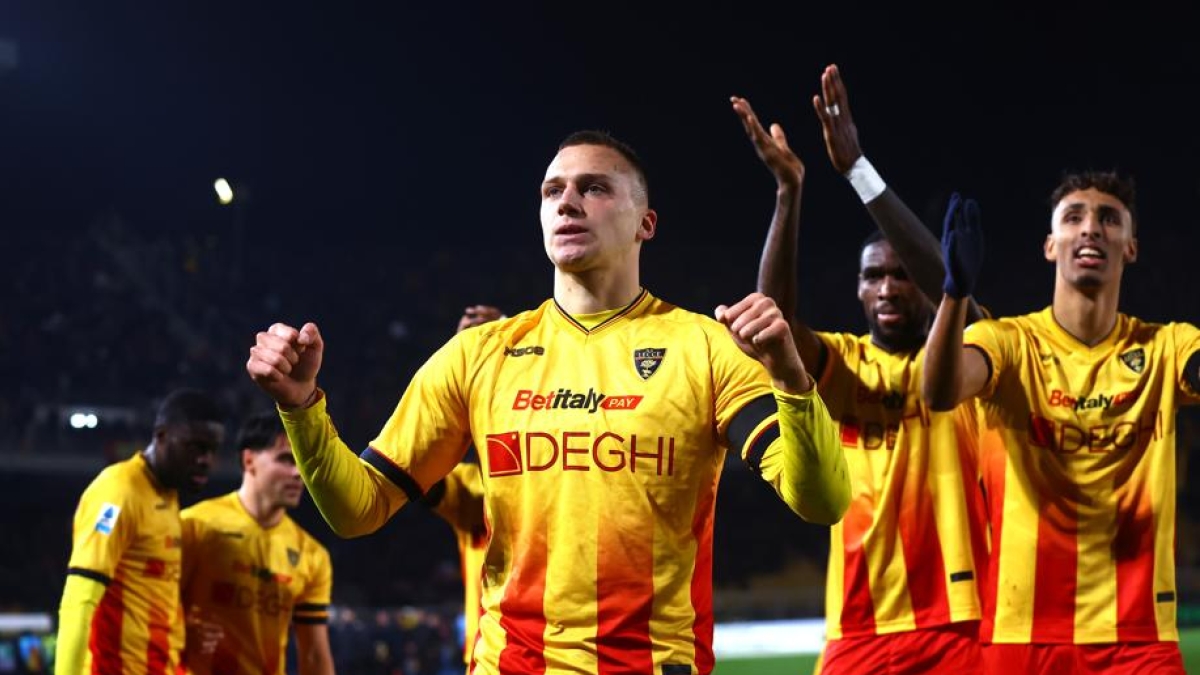 Lecce-Pisa risultato 1-0, il primo gol di Stulic in serie A regala la vittoria a Di Francesco