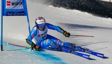 De Aliprandini piange in tv pensando alla fidanzata Gisin infortunata: «Ha voluto lei che facessi la gara, è stata dura»