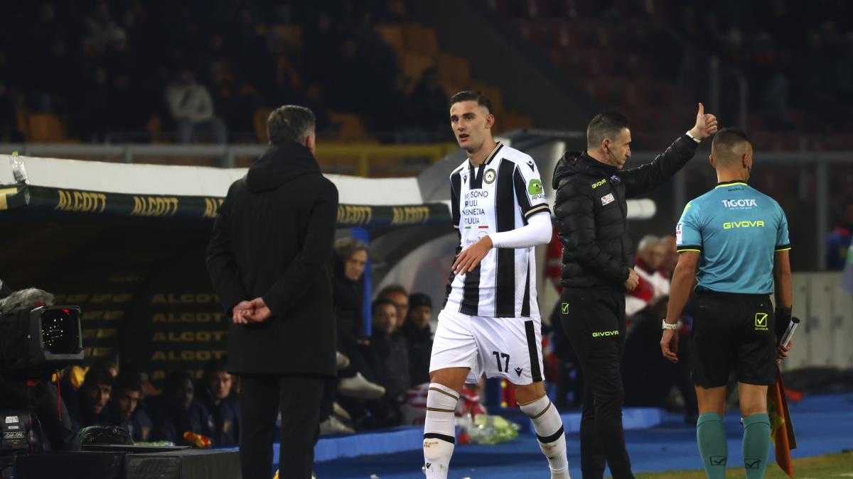 Udinese-Napoli, Runjaic su Lucca:" Andato via senza salutarmi"