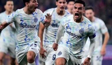 Genoa-Inter 1-2: Bisseck e Lautaro trascinano i nerazzurri in vetta alla classifica