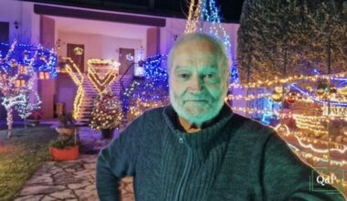 Oscar Bontempo, il trevigiano che addobba il giardino con 130mila luci di Natale: «Mi costa mille euro di bolletta, ma arrivano anche dall'Australia per vederlo»